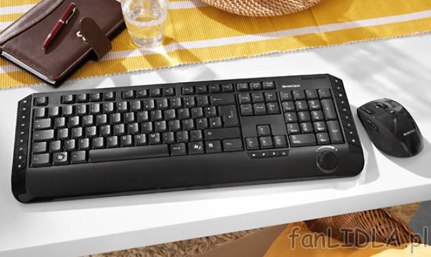 Klawiatura i mysz bezprzewodowa cena 89,90PLN
- technologia radiowa 2,4 GHz do ...