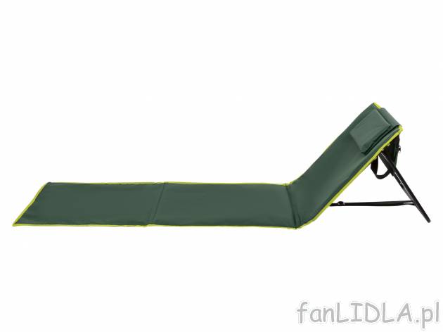 Mata kempingowa na stelażu Crivit, cena 44,99 PLN 
- ok. 161 cm x 53 cm x 2,5 ...