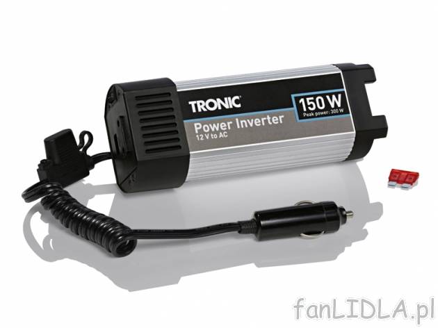 Konwerter samochodowy Tronic, cena 79,90 PLN za 1 opak. 
- do przetwarzania z 12 ...
