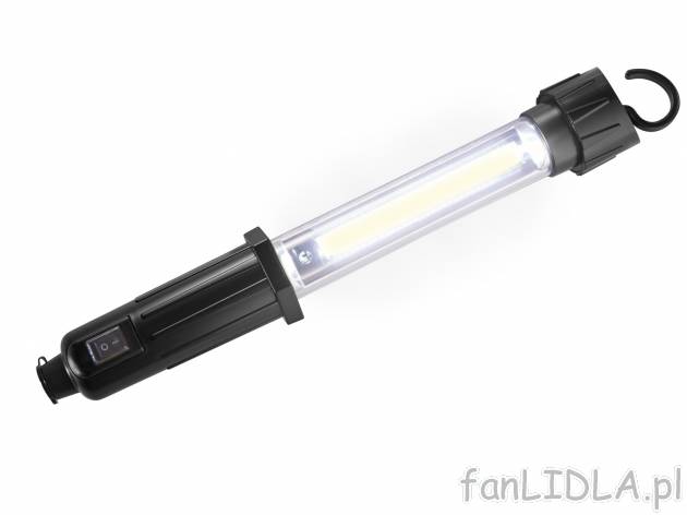 Akumulatorowa lampa robocza , cena 49,99 PLN 
- z hakiem i aktywatorem ładowania ...