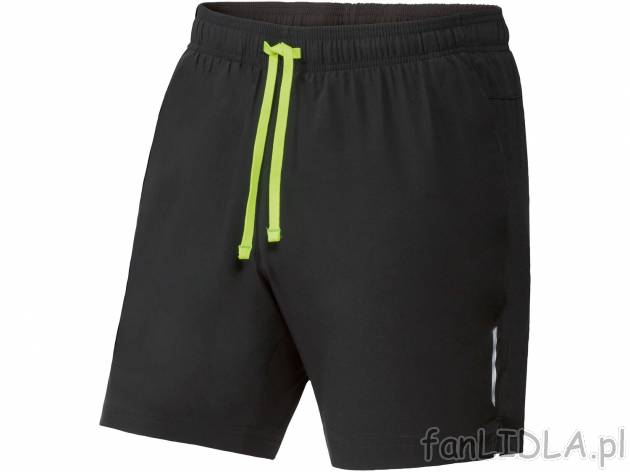 Szorty funkcyjne męskie Crivit, cena 27,99 PLN 
- rozmiary: S-XL
- elementy odblaskowe
- ...