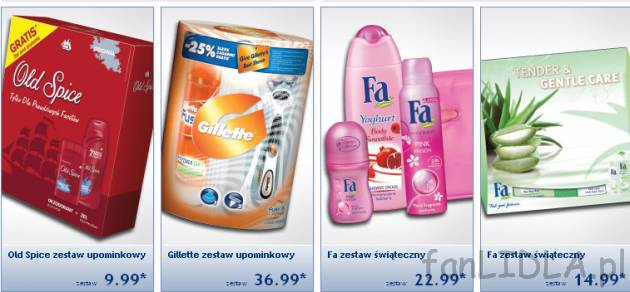 Kosmetyki znanych marek z Lidla. Old Spice zestaw upominkowy za 10PLN