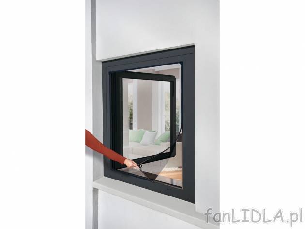 Moskitiera okienna 110 x 130 cm , cena 39,99 PLN 
- tkanina z włókna szklanego
- ...
