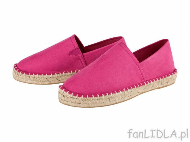 Espadryle damskie Esmara, cena 34,99 PLN 
- rozmiary: 37-40
- produkt wegański
- ...
