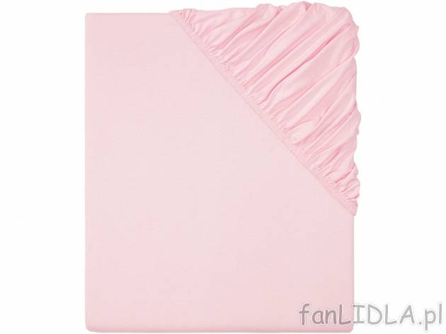 Prześcieradło z dżerseju z gumką Meradiso, cena 29,99 PLN 
90-100 x 200 cm 
- ...