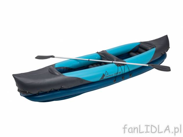 Dmuchany kajak dwuosobowy Crivit, cena 199,00 PLN 
- ok. 325 x 76 x 48 cm (dł. ...