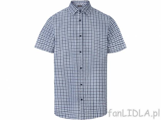 Koszula męska z bawełny , cena 34,99 PLN 
- rozmiary: M-XL
- wygodna kieszeń
- ...