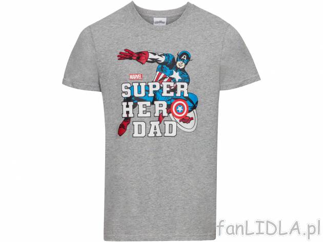 T-shirt męski z licencją Oeko Tex, cena 19,99 PLN 
- rozmiary: S-XL
- 100% bawełny
Dostępne ...