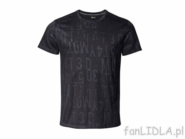 Koszulka męska od marki Crivit, cena 27,99 PLN. T-shirt o sportowym charakterze, ...
