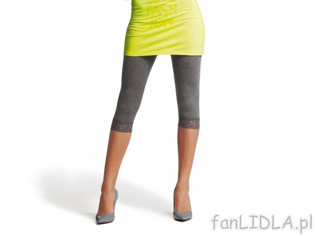 Legginsy długie lub 3/4 Esmara, cena 21,99 PLN za 1 para 
- 2 wzory 
- materiał: ...