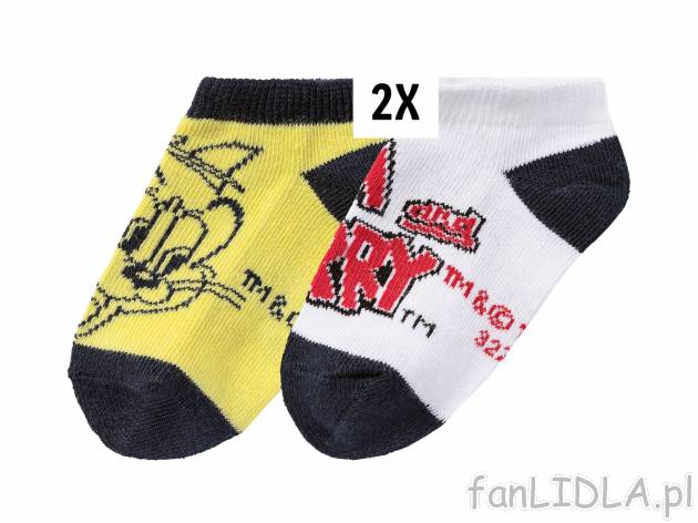 Skarpetki dziecięce z licencją, 2 pary* , cena 3,49 PLN 
*Artykuł dostępny ...