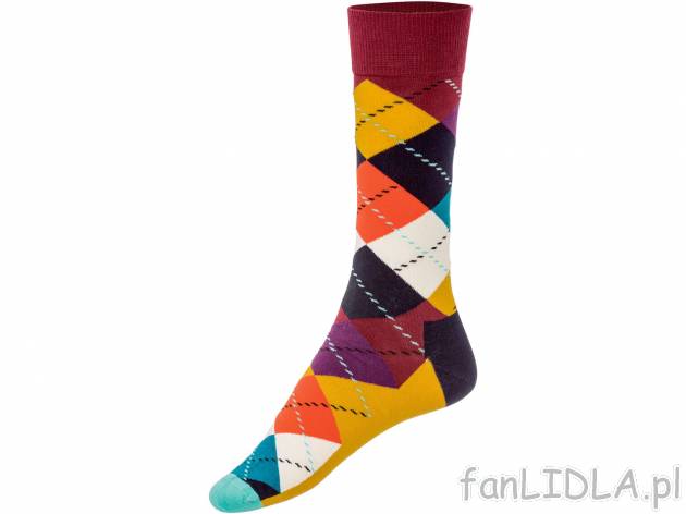 HAPPY SOCKS Skarpetki męskie , cena 19,99 PLN 
- wysoka zawartość bawełny
- ...