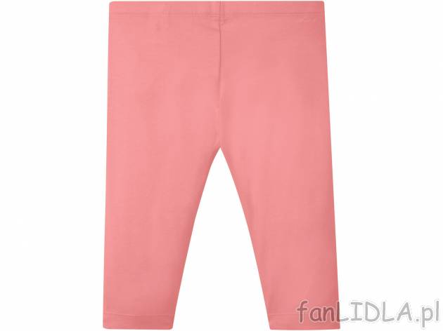 Legginsy dziewczęce z bawełny, 2 pary* , cena 7,99 PLN 
* Artykuł dostępny ...