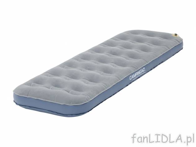 Materac dmuchany 189 x 60 cm , cena 49,90 PLN 
- z wytrzymałego PCV z welurową ...