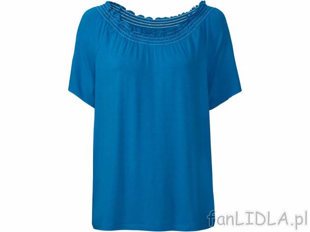 Bluzka damska z wiskozy Esmara, cena 19,99 PLN 
- 95% wiskozy (LENZING&trade; ...