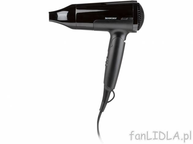Suszarka do włosów turystyczna Silvercrest Personal Care, cena 29,99 PLN 
- moc: ...