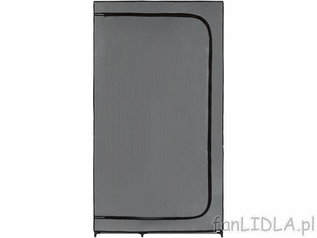 Szafa tekstylna Livarno, cena 69,90 PLN 
- lekka, ok. 2,7 kg
- ok. 174 x 100 x ...