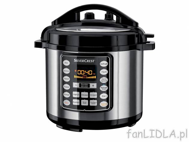 Wielofunkcyjny szybkowar 1000 W * Silverscrest Kitchen Tools, cena 319,00 PLN 
* ...