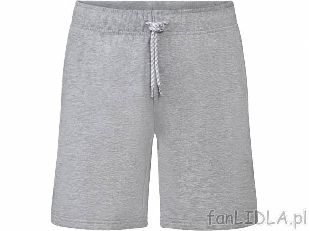 Szorty dresowe męskie , cena 24,99 PLN 
- rozmiary: M-XL
- wysoka zawartość ...
