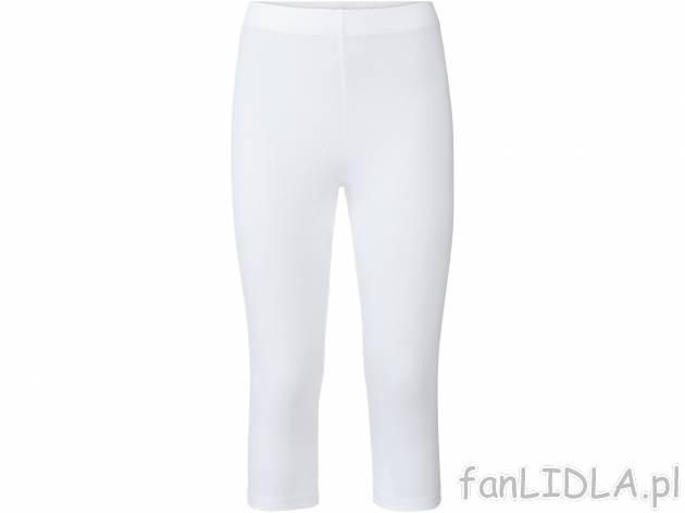 Legginsy 3/4 Esmara, cena 14,99 PLN 
- 95% bawełny, 5% elastanu
- rozmiary: S-L
Dostępne ...