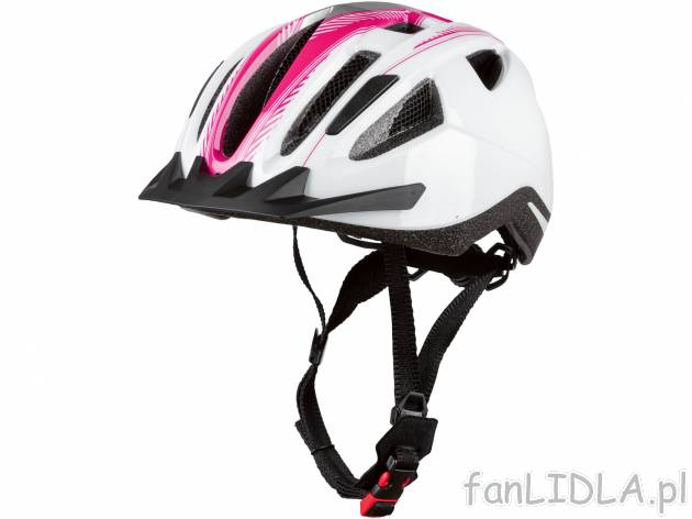 Kask rowerowy dla dorosłych z lampką tylną Crivit, cena 59,90 PLN 
- rozmiary: ...