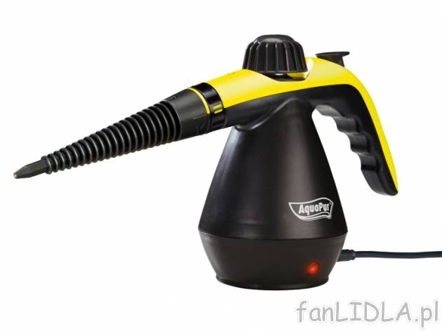 Ręczna myjka parowa 900W AquaPur, cena 99,00 PLN za 1 opak. 
- czyści, dezynfekuje ...