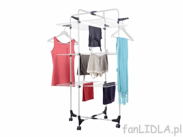 Suszarka do bielizny AquaPur, cena 64,90 PLN za 1 szt. 
- 4 odchylane uchwyty do ...