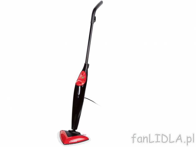 Mop parowy 1550 W Vileda, cena 219,00 PLN 
- dł. przewodu sieciowego: 6 m
- usuwa ...