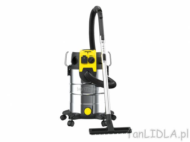 Odkurzacz do pracy na mokro lub sucho 1500 W Parkside, cena 299,00 PLN 
- bogaty ...
