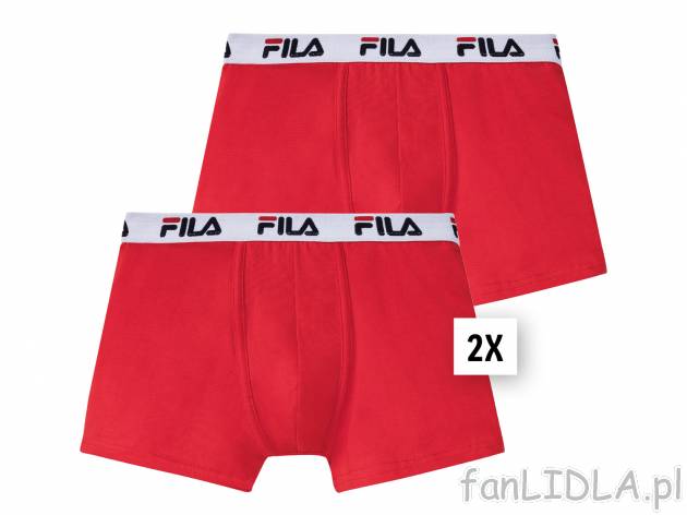 Bokserki męskie FILA, 2 pary* , cena 29,99 PLN 
* Artykuł dostępny wyłącznie ...