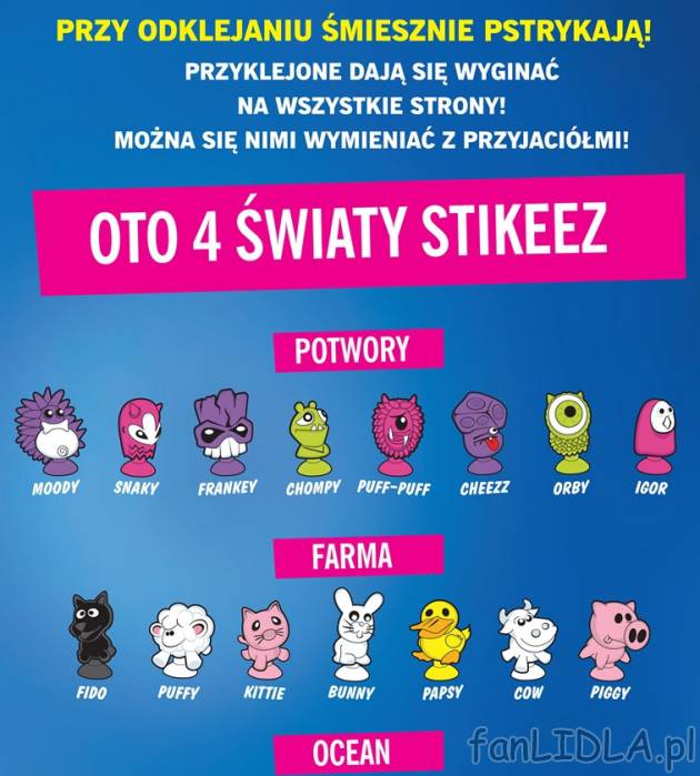 Przy odklejaniu Stikeez od szyby wydają śmieszne dźwięki. Ogólnie źwierzęta ...