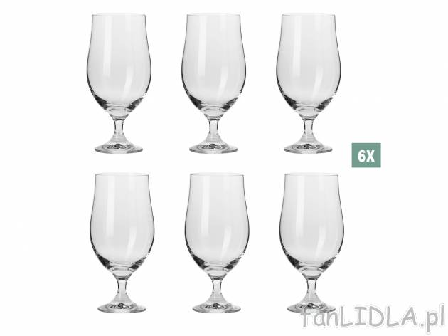 Krosno HARMONY Zestaw 6 pokali do piwa, 500 ml , cena 39,99 PLN 
- wysokość: ...