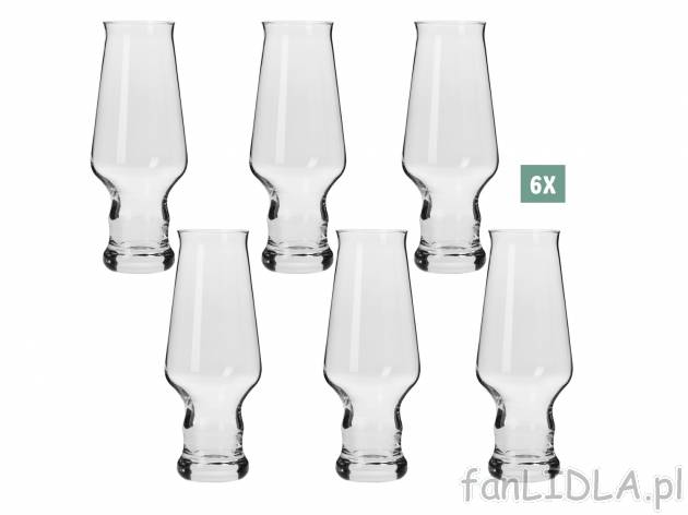 SPLENDOUR Zestaw 6 szklanek do piwa, 400 ml , cena 29,99 PLN 
- wysokość: 200 ...
