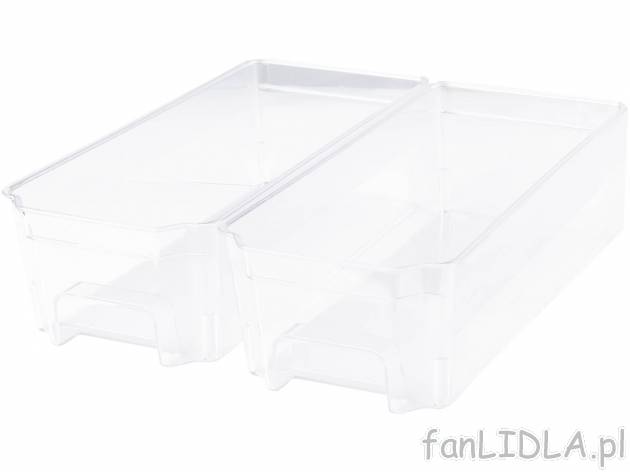 Zestaw 2 organizerów do lodówki Ernesto, cena 19,99 PLN  
-  2 x 3 l
Opis

- bpa