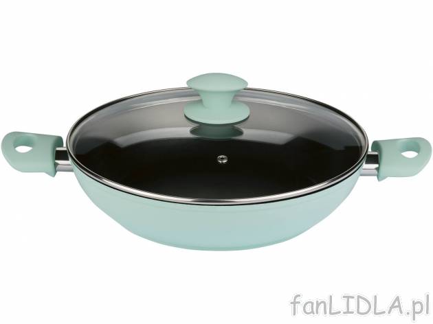 Patelnia aluminiowa Ø 28 cm z pokrywką Ernesto, cena 59,90 PLN 
- do wszystkich ...
