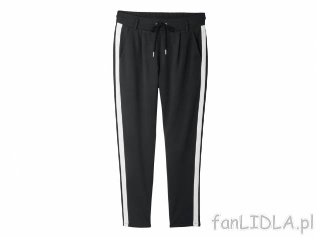 Spodnie typu jogger , cena 39,99 PLN 
- 65% wiskoza, 30% poliester, 5% elastan ...