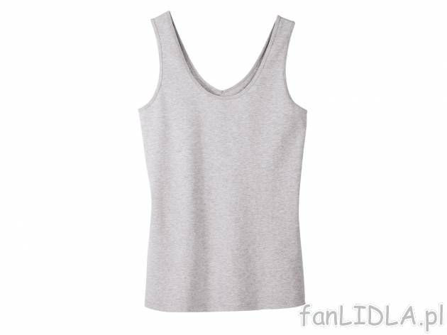 Obracany top „tył-przód“ , cena 12,99 PLN 
- 95% bawełna, 5% elastan (creora®)
- ...