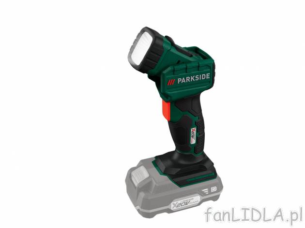 Lampa akumulatorowa LED 20 V , cena 59,90 PLN 
- z obrotowym hakiem do zawieszania
- ...