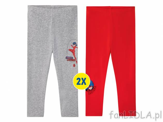 Legginsy dziewczęce z bohaterami bajek, 2 pary* , cena 9,99 PLN 
* Artykuł dostępny ...