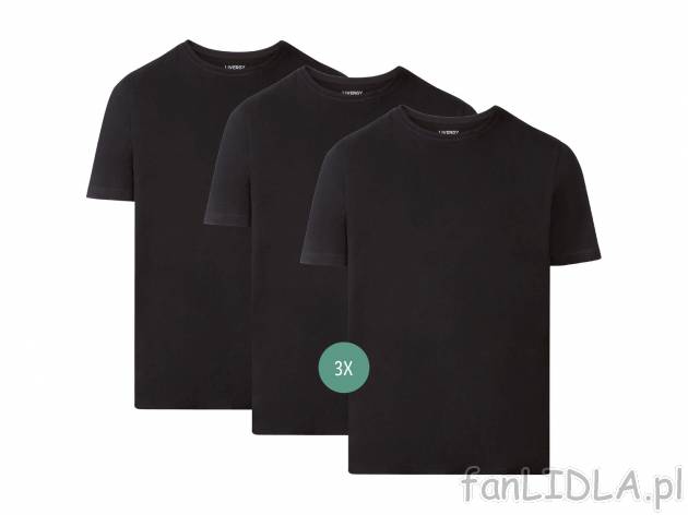 T-shirty męskie, 3 szt.* , cena 9,99 PLN 
* Artykuł dostępny wyłącznie w 3-paku. ...