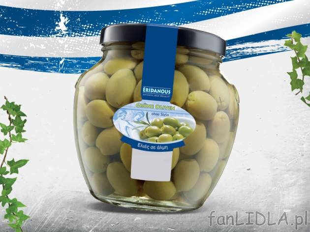 Oliwki zielone - HIT CENOWY , cena 18,88 PLN za 1.6 kg, 1kg=22,21 wg wagi odcieku ...