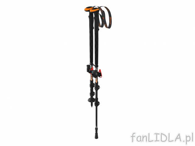 Kijki trekkingowe aluminiowe Crivit, cena 79,90 PLN 
- ergonomicznie ukształtowany ...