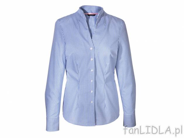 Koszula damska z długm rękawem ze stretchem , cena 49,99 PLN. Elegancka koszula ...