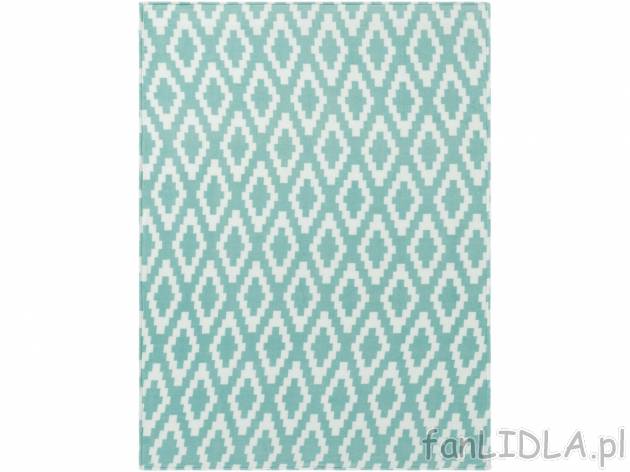 Koc z mikrowłókna 150 x 200 cm Livarno, cena 24,99 PLN 
- wyjątkowo miękki
Opis

- ...