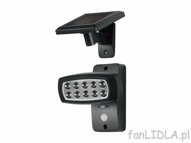 Reflektor solarny LED , cena 39,99 PLN za 1 opak. 
- sterowany czujnikiem 
- z ...