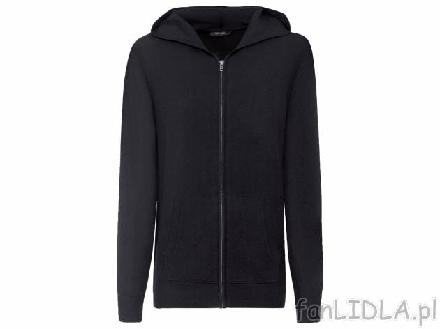 Bluza damska z dzianiny Esmara, cena 44,99 PLN 
- rozmiary: XS-L
- z kapturem ...