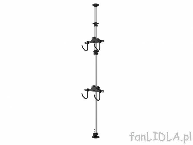 Stojak na rower , cena 159,00 PLN 
- wys. 3,25 cm
- teleskopowy drążek, dzięki ...