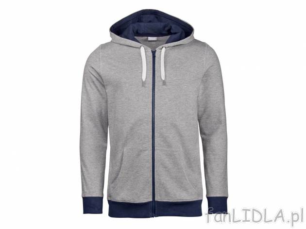 Bluza męska , cena 44,99 PLN. Do wyboru 4 wzory, w szarościach i granatach. Bluza ...