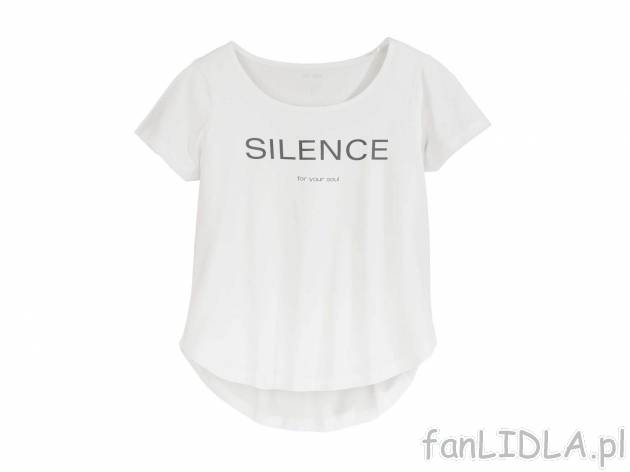 T-shirt z BIObawełny , cena 17,99 PLN 
- rozmiary: XS-L (nie wszystkie wzory dostępne ...