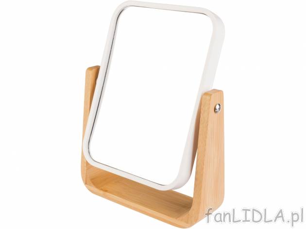 Lusterko bambusowe Livarno, cena 21,99 PLN 
- powierzchnia lustra: ok. 12,3 x 16,9 ...